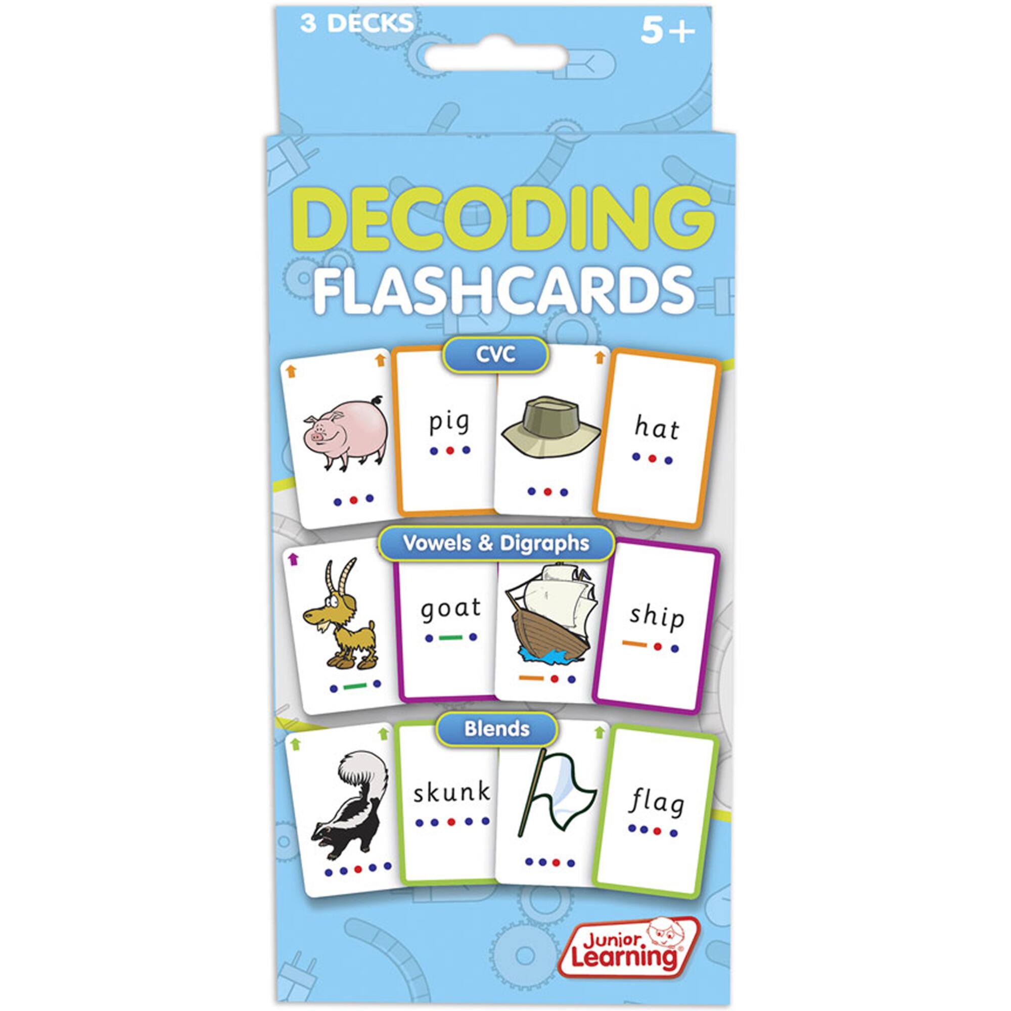Junior Learning® Decoding Flashcards